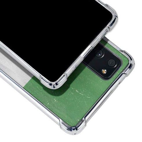 Italy Flag Distressed Galaxy S20 FE Clear Case